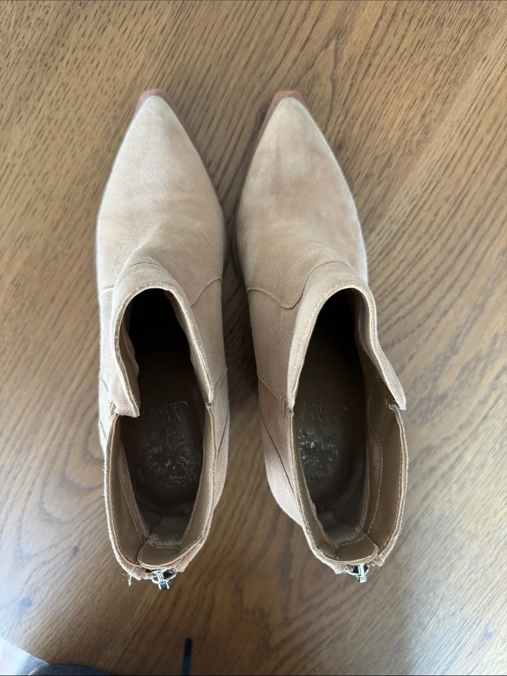 Vince Camuto Women's Suede Pointed Ankle Boots